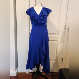 💰Shein Blue High Low Dress Size S/4